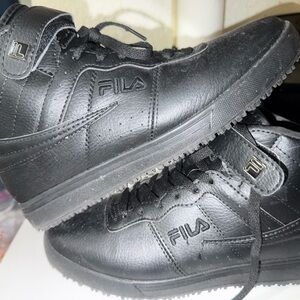 Fila Men's Black High-Top Sneakers